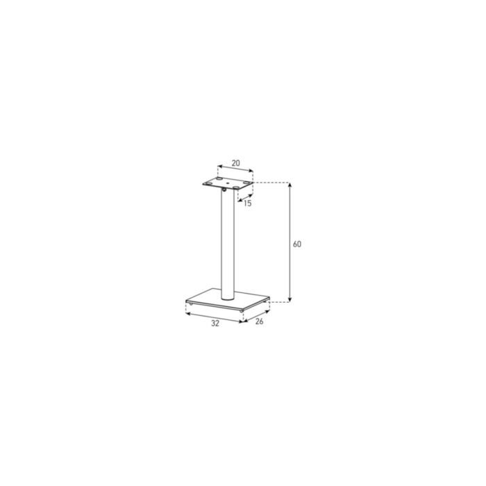 Sonorous Sp 100 Hoparlör Standı Ayağı - Görsel 1