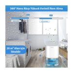 Coofbe Led Işıklı Otomatik Banyo Mutfak Oda Dolap 1000ml Nem Alma Cihazı Mantar Rutubet Nem Önleyici - Görsel 4