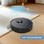 Şımart Katya Z Akıllı Robot Süpürge 2’si 1 Arada Islak Mop ve Yüksek Emiş Gücü - Görsel 5