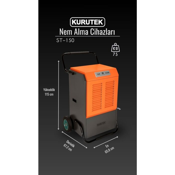 Kurutek Sanayi Tipi ST-150 Nem Alma Cihazı - Görsel 2