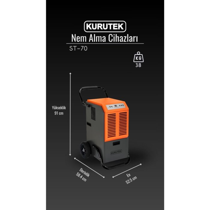 Kurutek Sanayi Tipi St-70 Nem Alma Cihazı - Görsel 2