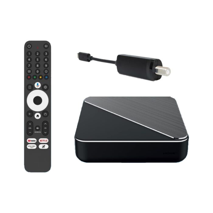 Homatics Box R 4K Plus Siyah Renk (4gb RAM/32GB Depolama) + DVB S2 Uydu Tuner - Görsel 1
