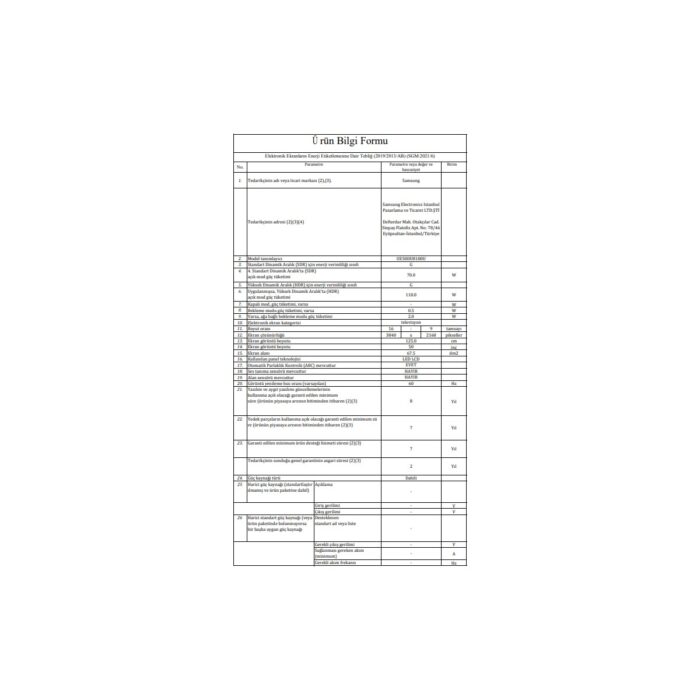 Samsung 50DU8100 50'' 127 Ekran Uydu Alıcılı 4K Ultra HD Tizen OS Smart LED TV - Görsel 4