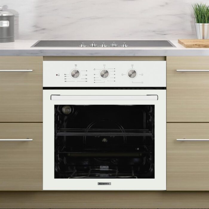 Kumtel Beyaz Cam Ankastre Fırın B66-S2  MT - Görsel 2