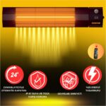 Sunstar Halojen Soba Infrared Isıtıcı Kumandalı 1800W - Görsel 4