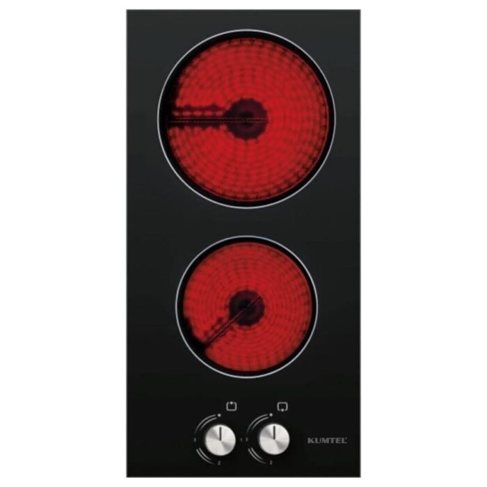 Kumtel V3-02 Ikili Vitroseramik Setüstü Elektrikli Domino Ocak - Görsel 2
