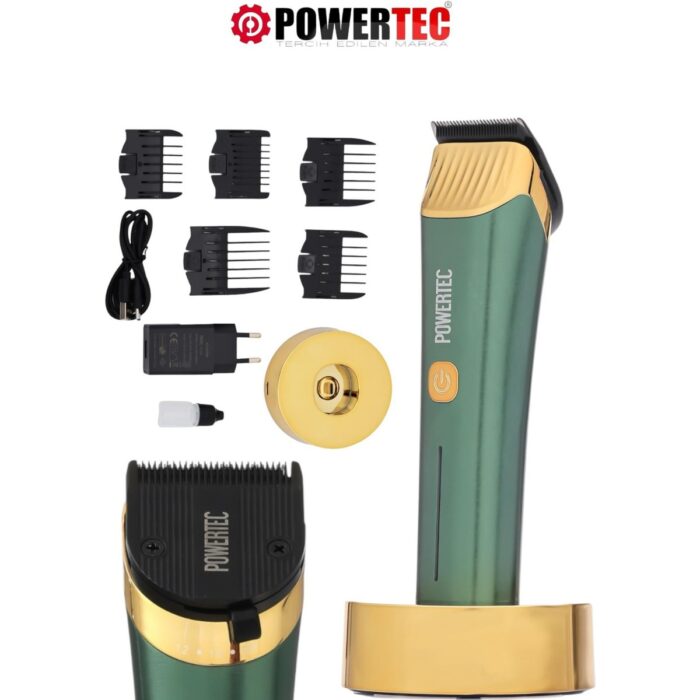 110000823914100.jpg Powertec TR-9700 Saç ve Sakal Tıraş Makinesi - Görsel 1