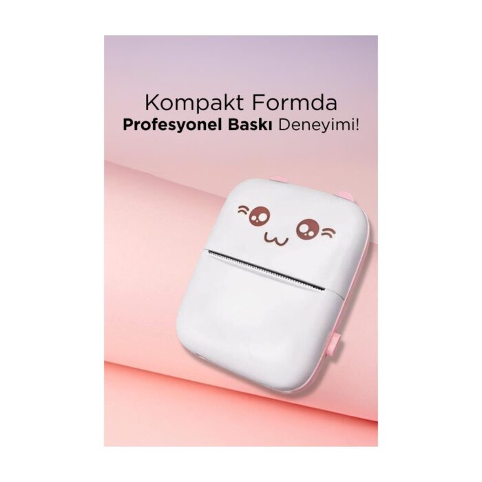 Torima C9 Mavi Mini Yazıcı Mini Taşınabilir Termal Yazıcı Kablosuz Bağlantı Ap Kontrol - Görsel 5