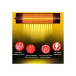 Sunstar Halojen Soba Infrared Termostatlı Isıtıcı 1800W - Görsel 3