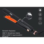 Sinbo SHD-1710 Isı Ayarlı Dijital Saç Düzleştirici Maşa Siyah - Görsel 2