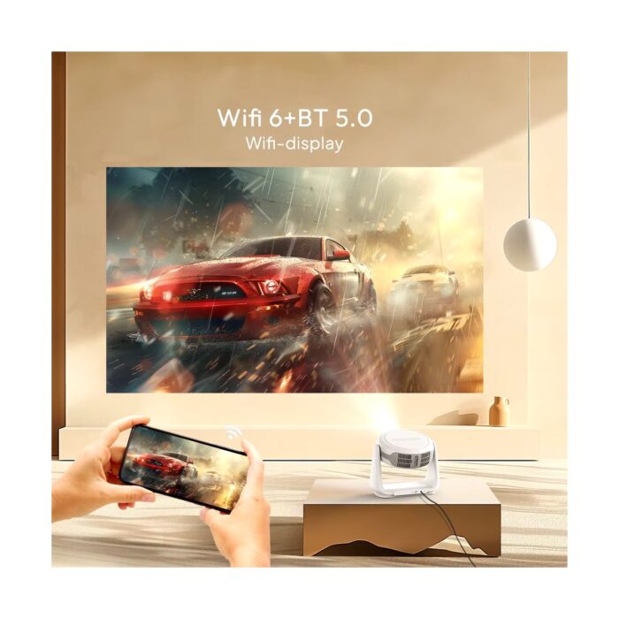 Airstorr K1 1080P 5g Wifi Taşınabilir Projektör 4K Hd Video Ev Sineması Projektörü - Görsel 4