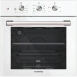 Kumtel Kristal Beyaz Cam Ankastre Set (DA6-830 Davlumbaz + KO-40 TAHDF Ocak + B66-SF2 Fırın) - Görsel 4