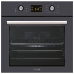 Kumtel Antrasit ( Gri ) Cam Digital / Dokunmatik Ankastre Set - 8 Prog - Görsel 4