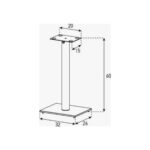 Sonorous SP-100B-BLK Hoparlör Ayakları - Görsel 2