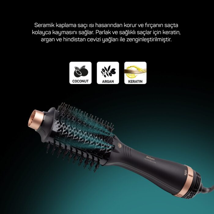 Arzum AR5083 Volume Pro Ultra Hava Üflemeli Şekillendirici - Siyah - Görsel 3