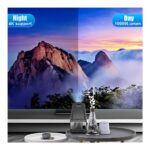 Idragon® HY320 Mini Siyah Taşınabilir Sinema Projeksiyon Cihazı Ev Sineması Bluetooth Android Projeksiyon - Görsel 2