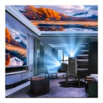 Idragon® HY320 Mini Siyah Taşınabilir Sinema Projeksiyon Cihazı Ev Sineması Bluetooth Android Projeksiyon - Görsel 5