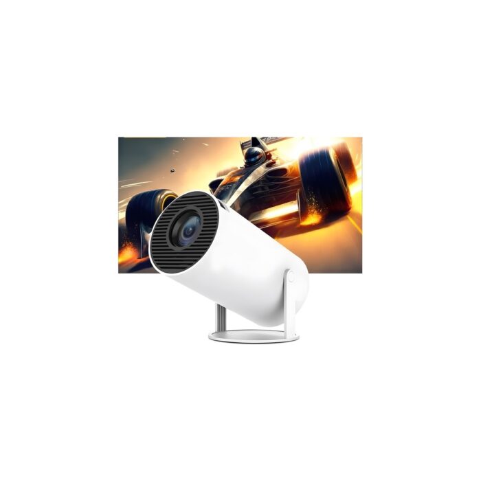 110000828010579.jpg Idragon® HY300PRO Yeni Sürüm, Hızlı İşlemci, 4K Destekli Android 12 Akıllı Projeksiyon Cihazı 200ANSI 130 Inç Ekran Wifi Bluetooth HDMI - Görsel 1