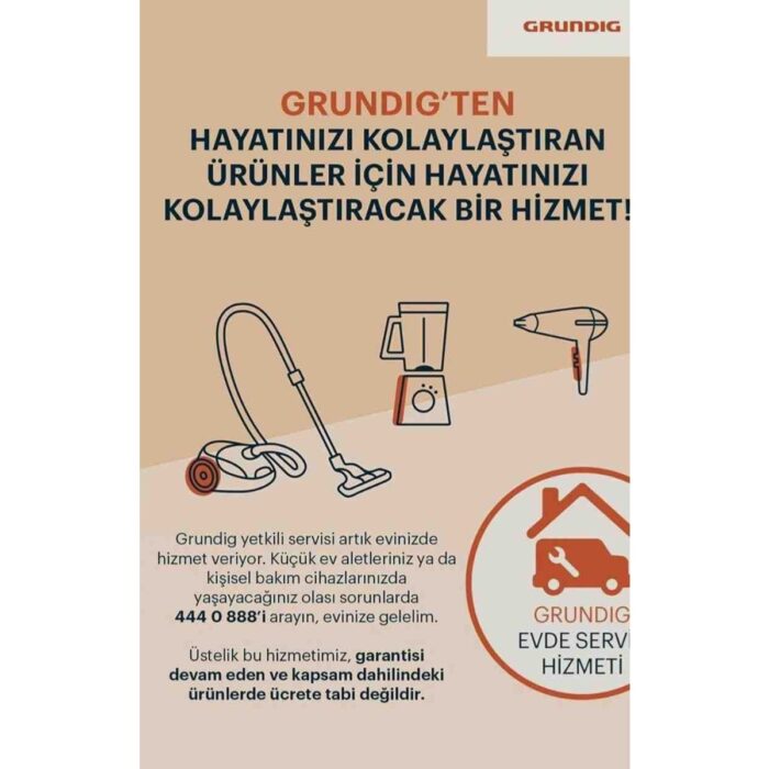 Grundig VCR7330 Toz Boşaltım Sistemli Robot SÜPÜRGE5000 Pa Emiş Gücü - Görsel 3