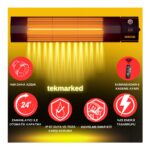 Sunstar Halojen Soba Infrared Isıtıcı Kumandalı 1800W - Görsel 5