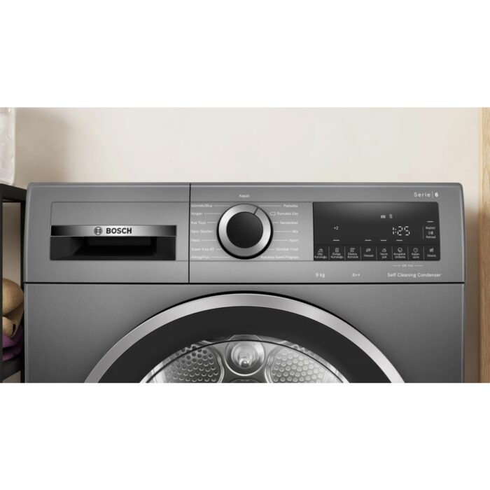Bosch Serie 6 Isı Pompalı Kurutma Makinesi 9 kg WQG2420RTR - Görsel 3
