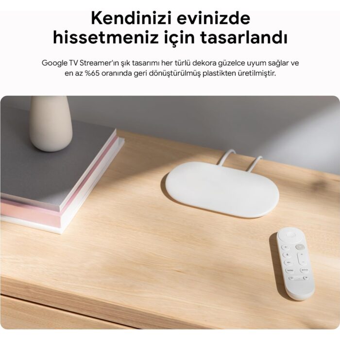 Google Tv Streamer 4K Medya Oynatıcı | 32 GB | Sesli Kumanda ile birlikte - Görsel 4