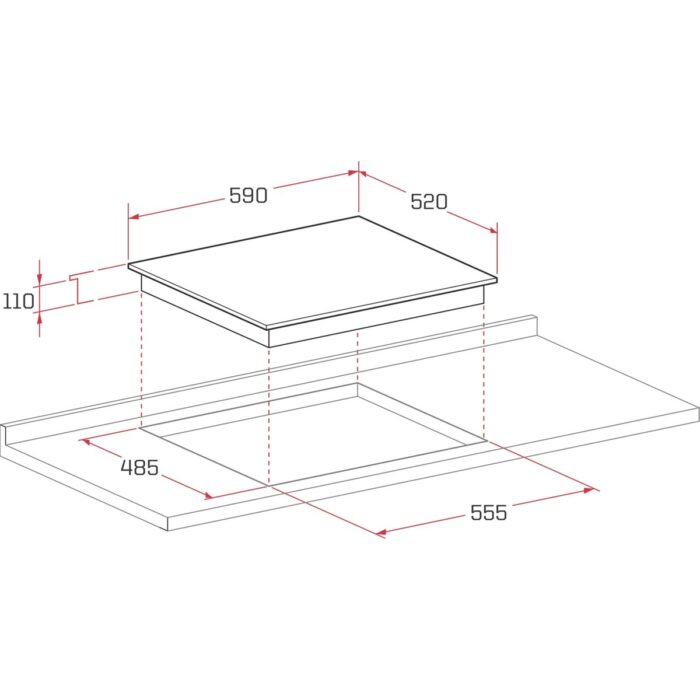 Termikel Ankastre Set (Bo O6555C Db + Bh P6144C B) - Görsel 5