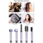 Sinbo Pro Airwrap Compact Uzun Multi-styler Hava Üfleme 5in1 Saç Şekillendirici Bldc Motor Shd-1719 -Mor - Görsel 4