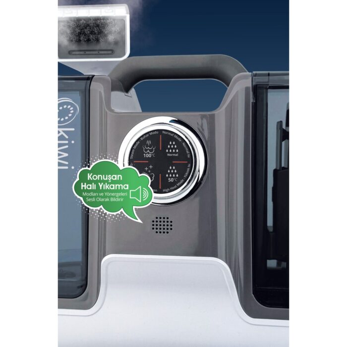 Kiwi 1700W Koltuk ve Halı Yıkama Makinesi - Yüksek Emiş Gücü, Sıcak Buhar ile Derinlemesine Temizlik, Islak ve Kuru Kullanım, 1.8L Su Tankı - Görsel 5