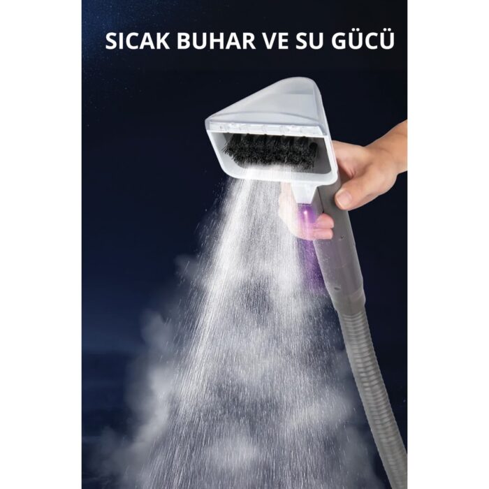 Kiwi 1700W Koltuk ve Halı Yıkama Makinesi - Yüksek Emiş Gücü, Sıcak Buhar ile Derinlemesine Temizlik, Islak ve Kuru Kullanım, 1.8L Su Tankı - Görsel 3