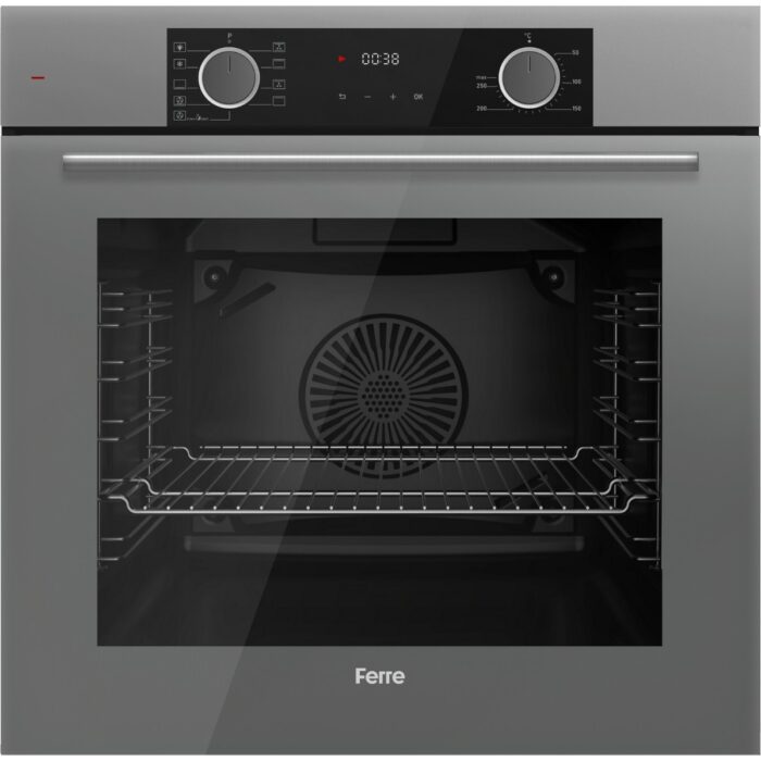 Ferre Fryart Hava Fritözü Fonksiyonlu Gri 3'lü Ankastre Set ( Xe63cpr-SS208-D065 ) - Görsel 2