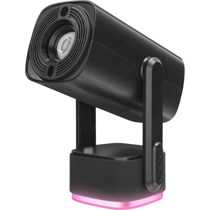 110000840980132.jpg Everest PJ08 Siyah 5200MAH Otomatik Odaklama 720P Hd 4K Destekli 5200 Lümen Android 11 Ekran Yansıtma - Görsel 1