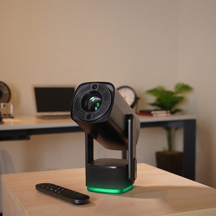 Everest PJ08 Siyah 5200MAH Otomatik Odaklama 720P Hd 4K Destekli 5200 Lümen Android 11 Ekran Yansıtma - Görsel 2