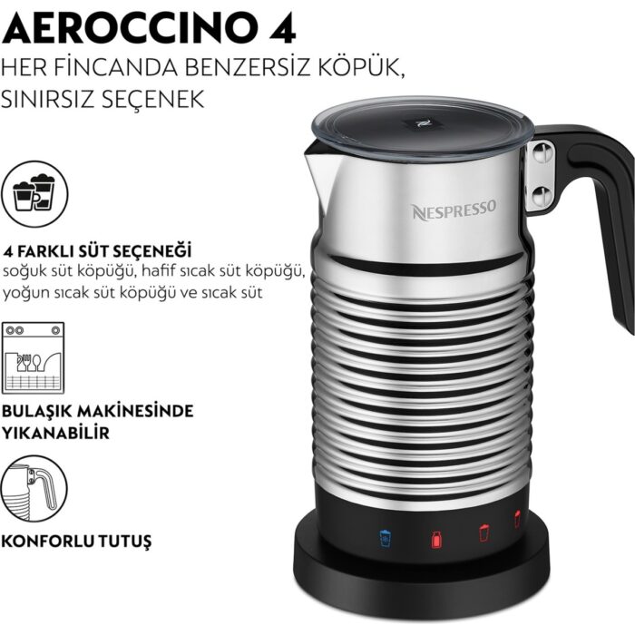 Nespresso Aeroccino 4 Süt Köpürtücü - Görsel 2