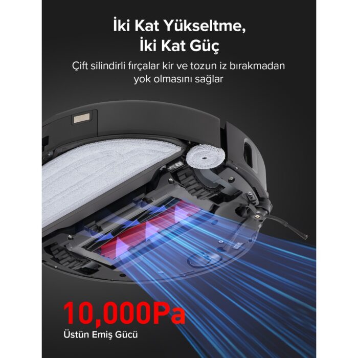 Roborock S8 Maxv Ultra Akıllı Robot Süpürge Siyah - Görsel 2