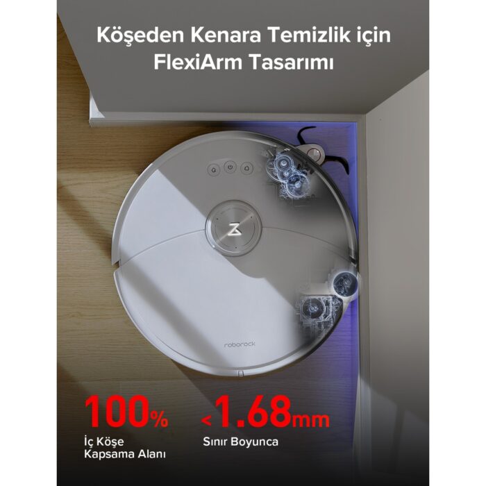 Roborock S8 Maxv Ultra Akıllı Robot Süpürge Beyaz - Görsel 3