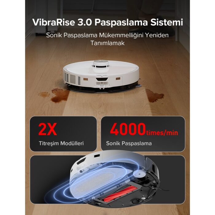 Roborock S8 Maxv Ultra Akıllı Robot Süpürge Beyaz - Görsel 5
