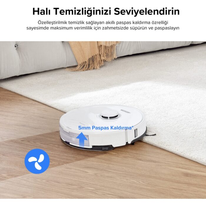 Roborock S8 Sonic Mopping Akıllı Robot Süpürge S8 Beyaz - Görsel 4