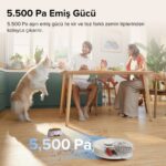 Roborock Vacuum Cleanner Q8 Max Robot Süpürge Beyaz - Görsel 3