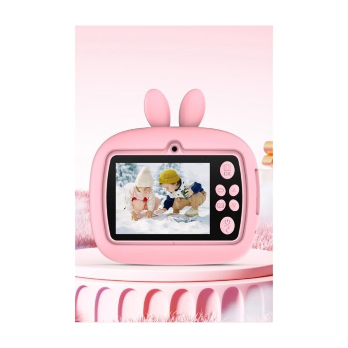 Torima TRM-CMR18 Pembe Dijital Video Fotoğraf Çocuk Kamerası Anlık Termal Resim Kağıt Baskılı Yazıcı - Görsel 2