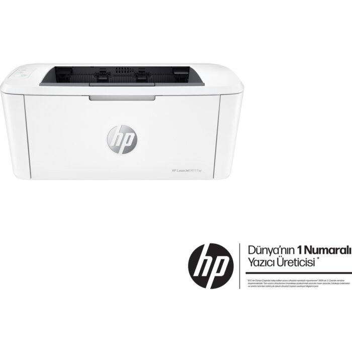 HP LaserJet M111w Yazıcı, Siyah beyaz yazıcı, Küçük ofis, Yazdırın, Küçük Boyut, 7MD68A - Görsel 2