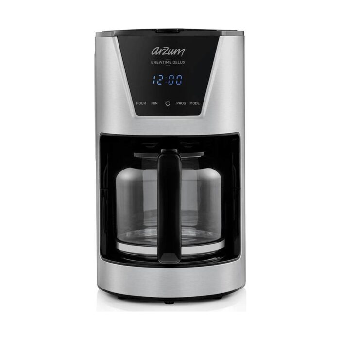 110000851567190.jpg Arzum AR3081 Brewtime Delux Filtre Kahve Makinesi - Inox - Görsel 1