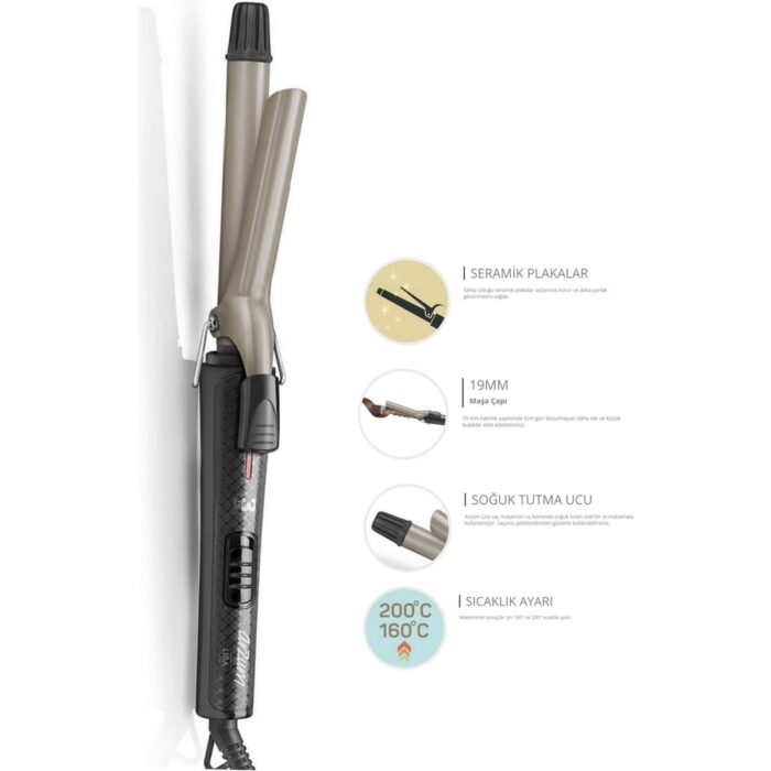 Arzum AR5023 Lisa Saç Maşası - Görsel 4