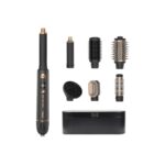 Fabcio Airset 7 Başlıklı Saç Kurutma, Düzleştirici, Bukle ve Şekillendirici Set (Siyah/gold)