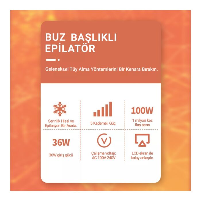 Veryfit Pb1 - 5 Kademeli Buz Lazer Özellikli 999.900 Atımlı Tüm Vücut Kullanıma Uygun Ipl - Epilasyon Cihazı - Görsel 4