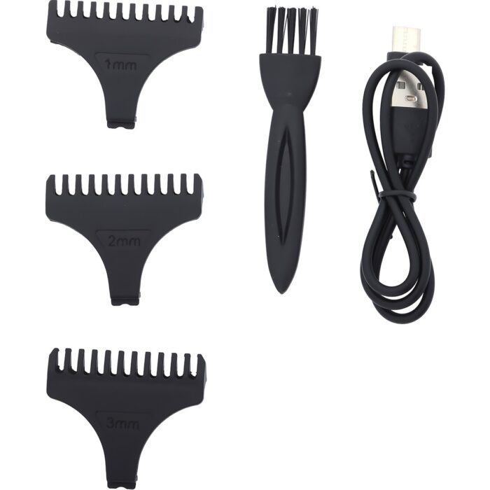 Powertec TR-1220 Pro Usb Şarjlı Dijital T-Bıçak Sakal Vücut Kıl Tüy Alma Kadın Erkek Epilasyon Tıraş Makinesi - Görsel 4