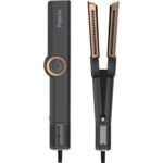 Fabcio Airflow Saç Düzleştirici Islak Kuru Kullanım 40 mm Seramik Plaka 80-140°C Hızlı Isınma