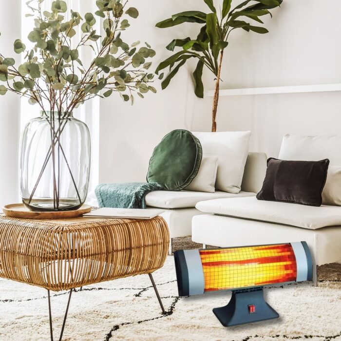 Rose Fervor 1800 Watt Devrilme Emniyetli Tak Çalıştır Masa Altı Elektrikli Soba - Görsel 3