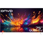 Onvo 75OVF9000UQ 75" 190 Ekran Uydu Alıcılı 4K Ultra HD Google Smart QLED TV
