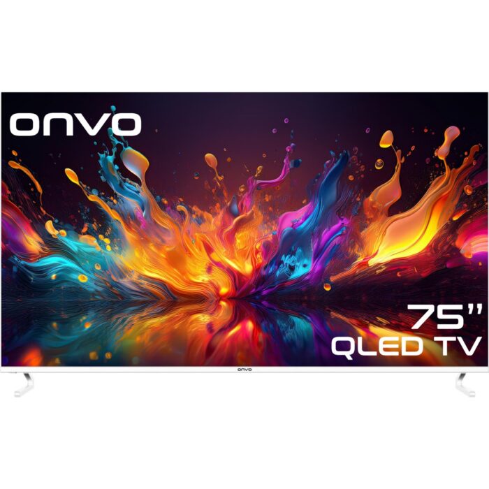 Onvo 75OVF9000UQ 75" 190 Ekran Uydu Alıcılı 4K Ultra HD Google Smart QLED TV - Görsel 1